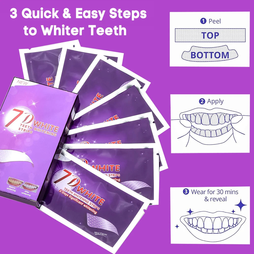 Purple Color Correcting Whitening Strips